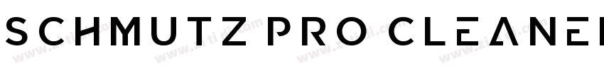 Schmutz Pro Cleaned字体转换